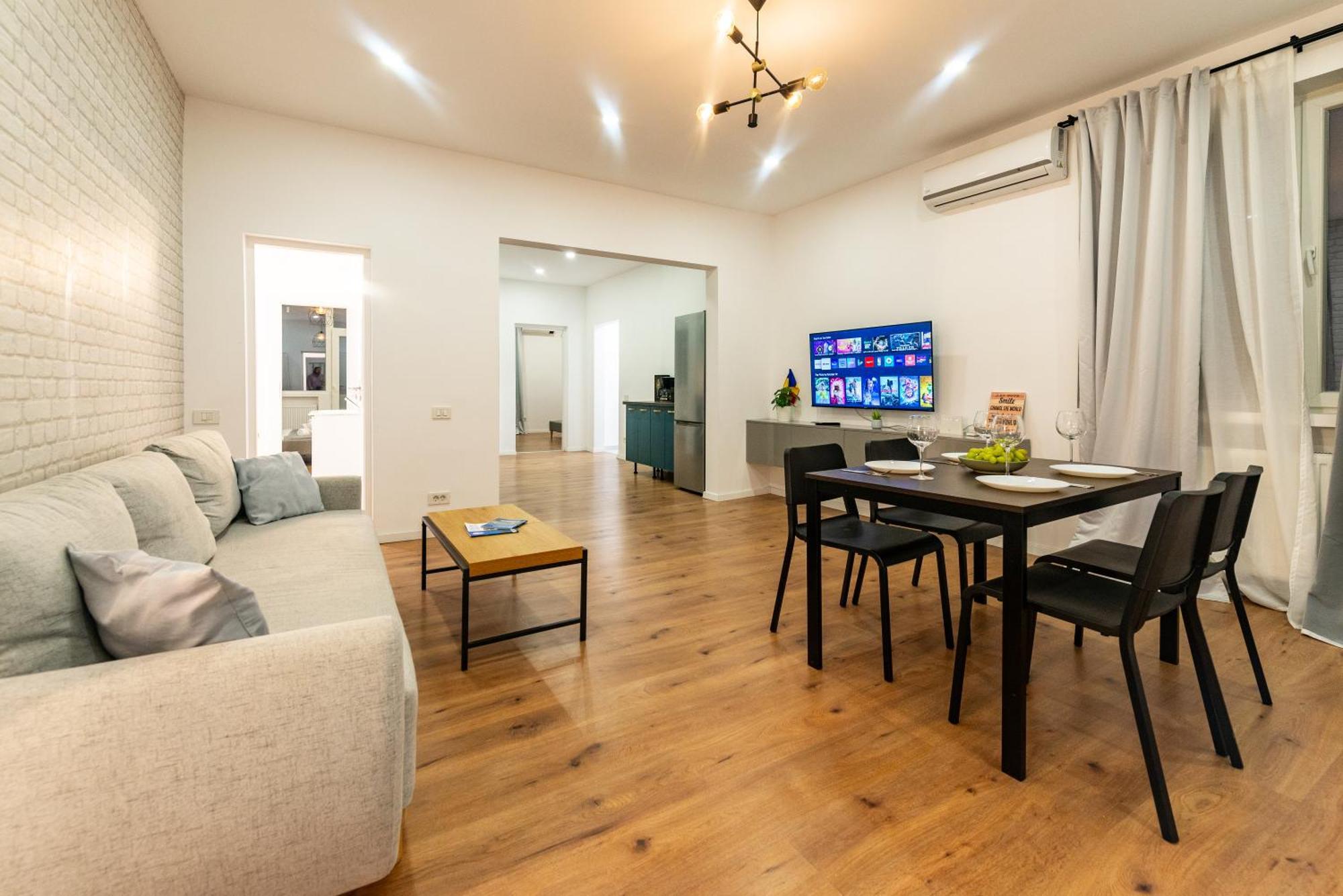 Ultracentral Spacious Apartment 4Br Bucharest Exterior photo