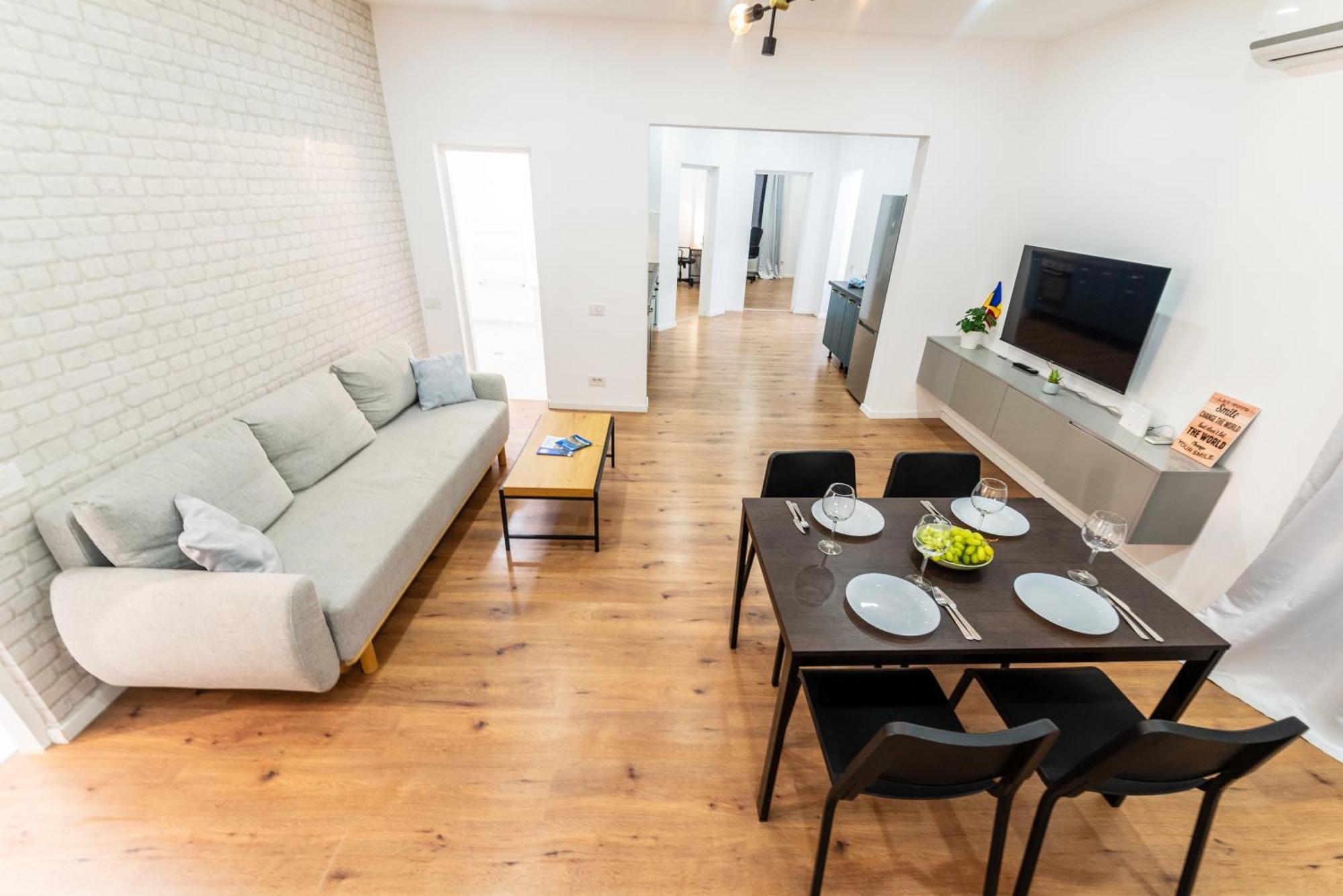 Ultracentral Spacious Apartment 4Br Bucharest Exterior photo